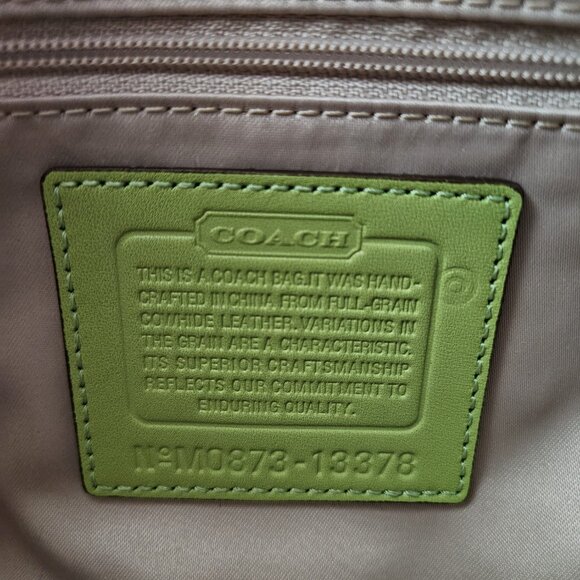 Coach Bonnie Kisslock Bag - Green - Picture 6 of 9